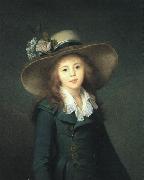 Jean Louis Voille Portrait of Baroness Stroganova oil painting
